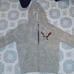 American Eagle Hooded Zip Sweatshirt